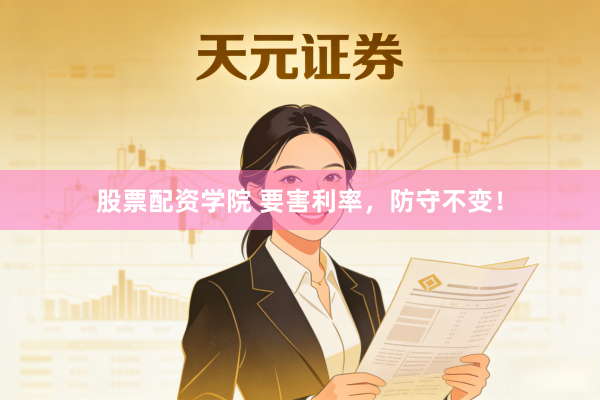股票配资学院 要害利率，防守不变！